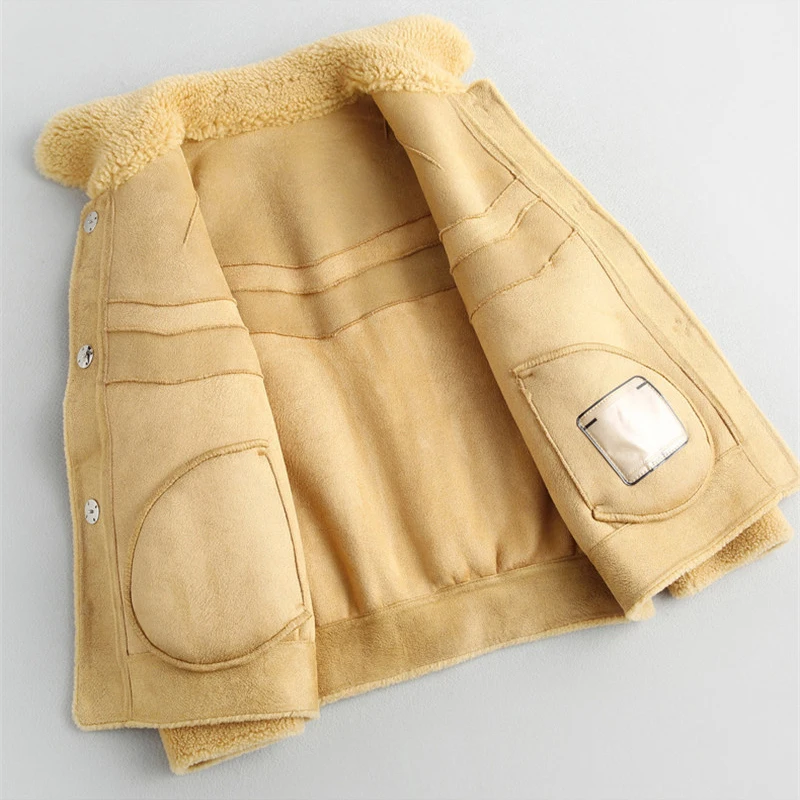 2020 модная осенне-зимняя женская короткая шуба из гранулированного овечьего меха