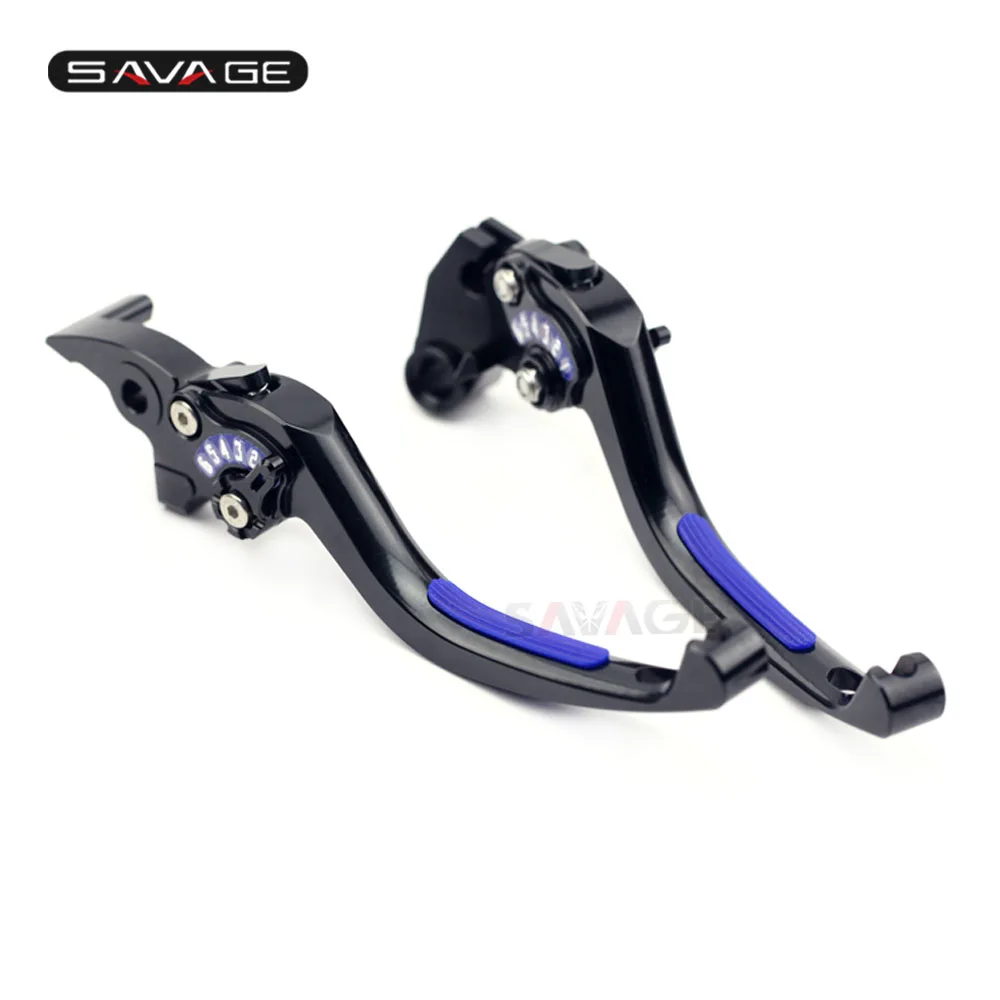 Blue Тормозные гидравлические рычаги сцепления для YAMAHA YZF R15 V3 аксессуары для мотоциклов ЧПУ Нескользящие YZFR15 YZF-R15 - Цвет: Blue