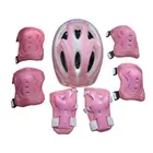 7 шт.компл. Детский защитный шлем для мальчиков и девочек, комплекты наколенников, Детский велосипедный шлем для скейта, защита велосипедного шлема, защитная защита