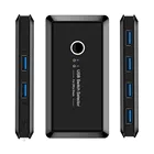 2 в 4 выхода USB 3,0 переключатель 2 порта ПК совместное использование 4 устройств USB2.0 для клавиатуры мыши сканера многофункциональный концентратор принтера