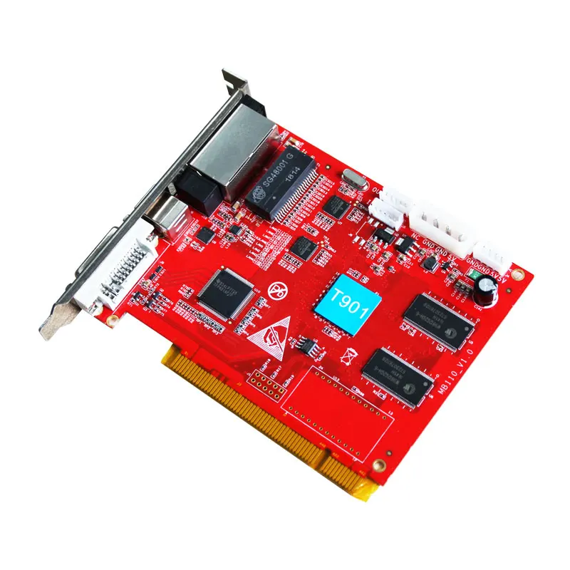 Huidu T901 синхронизация светодиодной отправляющей картой полный цвет p10