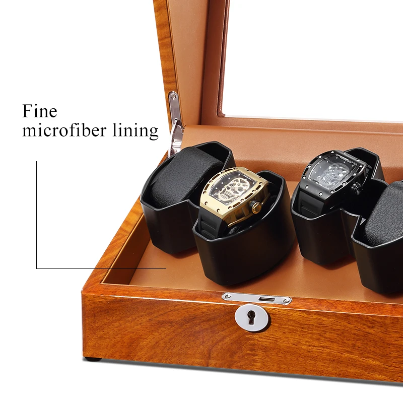 

Wooden automatic watch winder High-end watch storage box Watch display cabinet 4/6