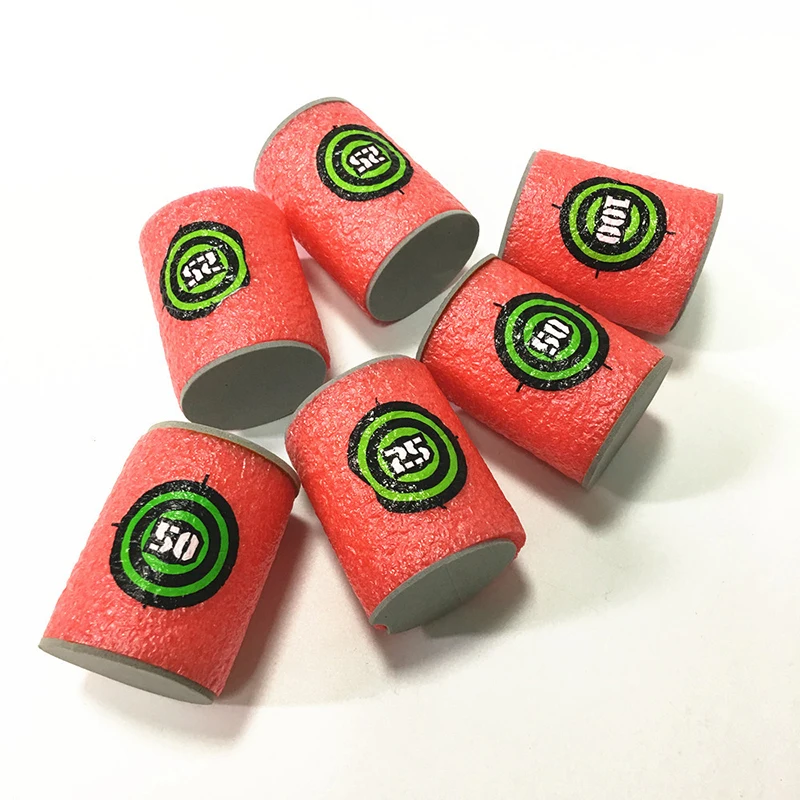 Мягкая 6 шт. Дротика мишень Can пенопластовый аксессуар коробка мягкая пена Eva для