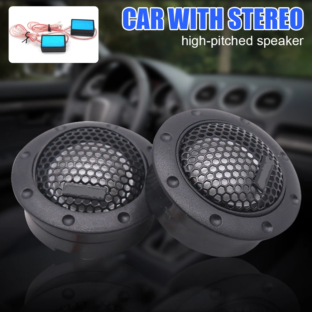 

2pcs Universal Car Loud Speaker High Efficiency Mini Dome Tweeter Loudspeaker 35W 50mm Super Power Audio Sound for Car