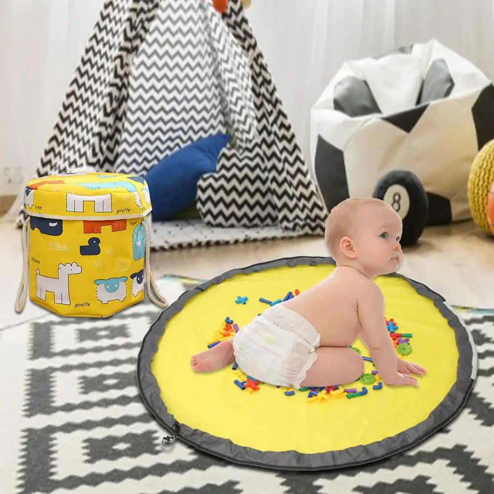 2 in1 корзина для хранения игрушек большой игровой коврик игрушка по очистке
