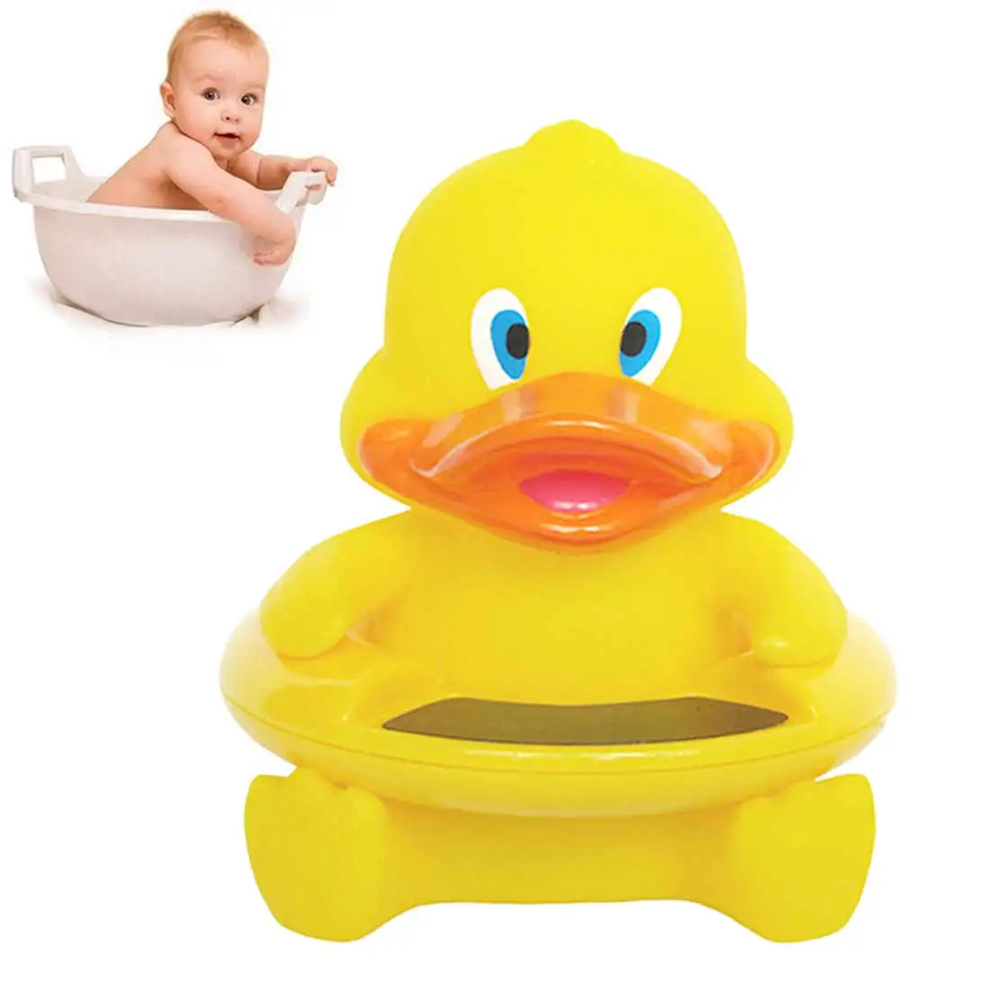 Милый в форме утки Высокое качество термометр Детская Ванночка Температура воды