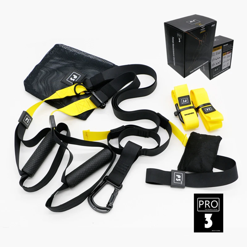 

Exercise Hanging Straps Belt Suspension Sling Body Trainer Resistance Bands Set Yoga Belt Sport Fitness Gym Equipment -40