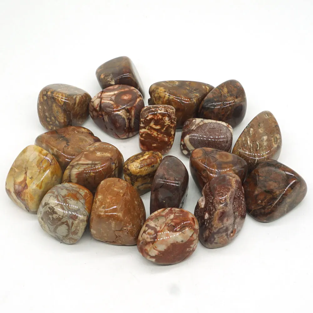 200g природным драгоценным камнем красного и серебристого цвета лист яшмы оптом