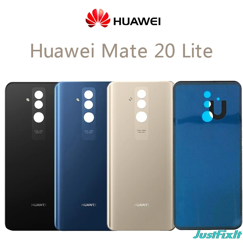 Оригинальный чехол для Huawei Mate 20 Lite стеклянная задняя крышка аккумулятора