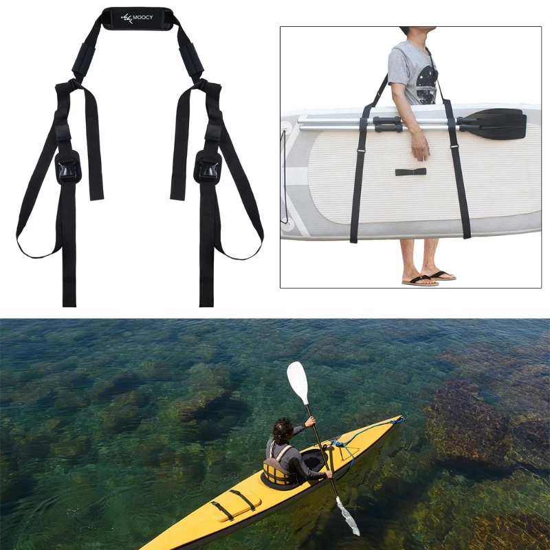 

Paddle Board Carry Strap Adjustable Heavy-Duty Carrying Support for Paddleboards Surfboards Longboards and Kayak