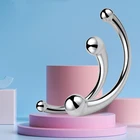 Анальная пробка из нержавеющей стали, вагинальная пробка, анальный массаж простаты, секс-игрушки для мужчин, секс-игрушки для мужчин, игрушки для взрослых, 18 дюймов, секс-шоп