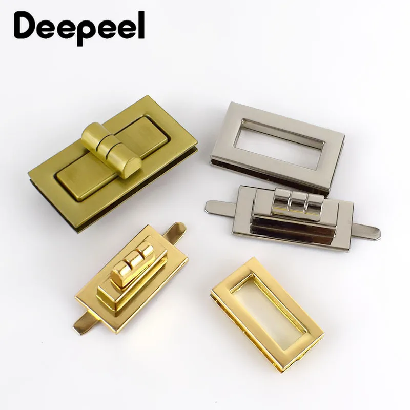 2 шт. Deepeel 31/38/46 мм новая прямоугольная металлическая Поворотная застежка с замком