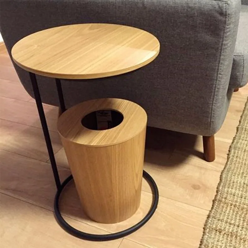 Винтажное украшение для дома minshuku деревянная корзина мусора гостиной мусорная