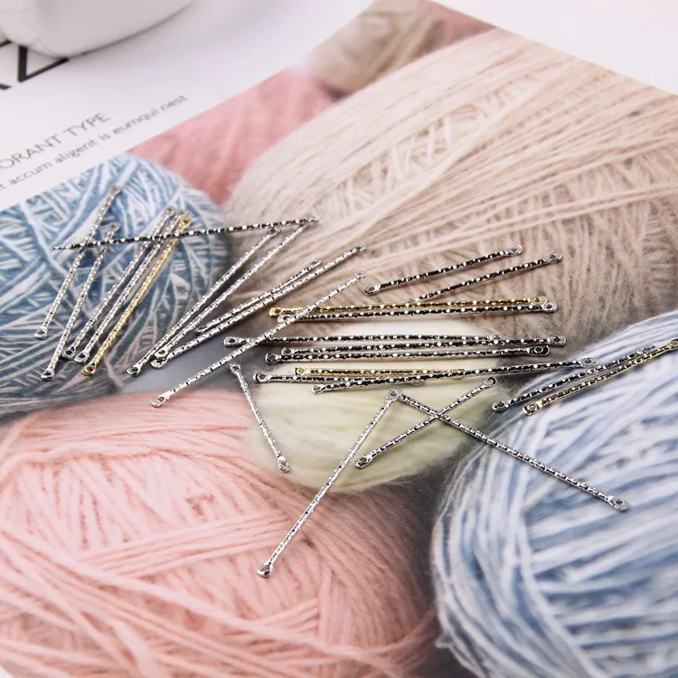 Выгравированный разъем с двойным отверстием для стержня DIY аксессуары серьги