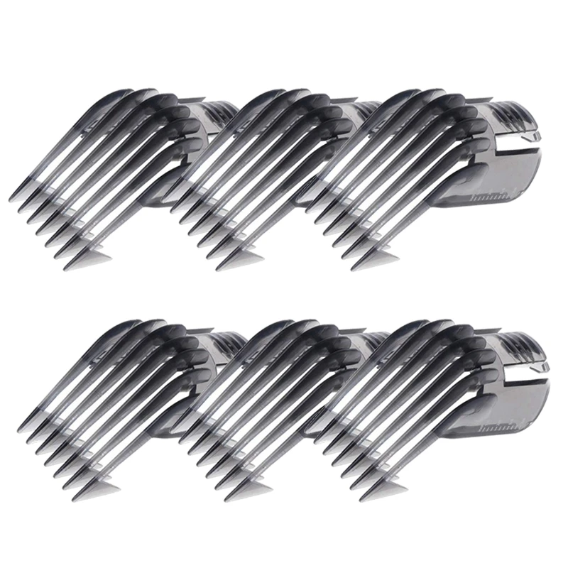 

6 шт., расческа для стрижки волос QC5130 QC5105 QC5115 3-21 мм
