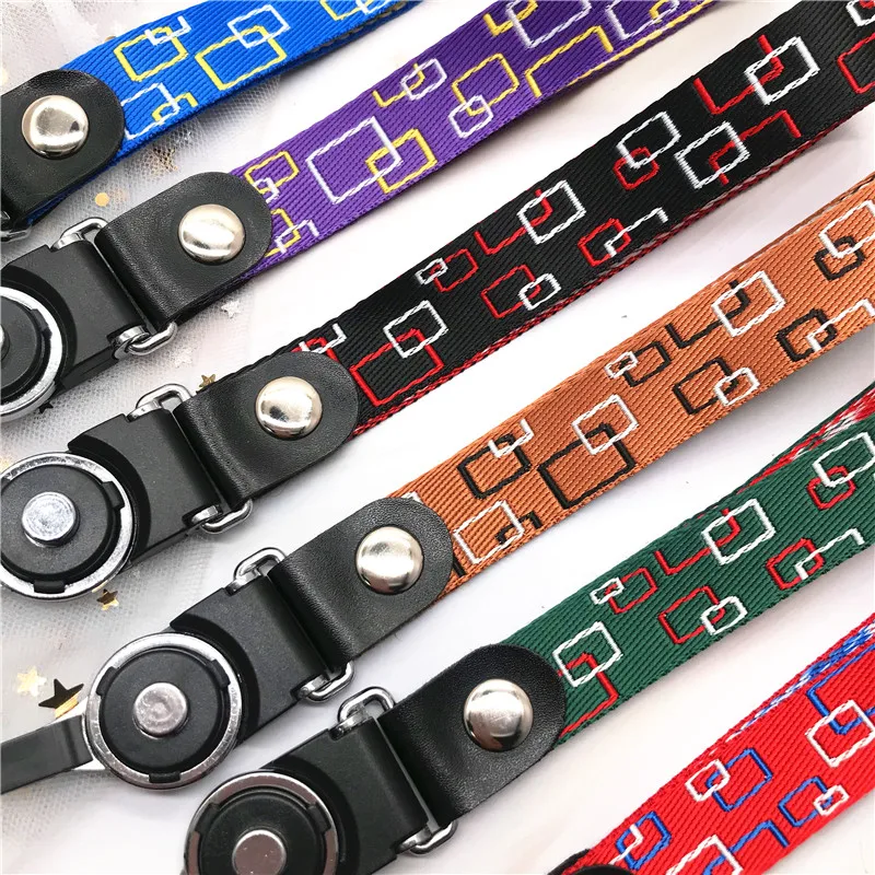 Модный простой квадратный ремешок 2-в-1 съемный на запястье для держателей id карт