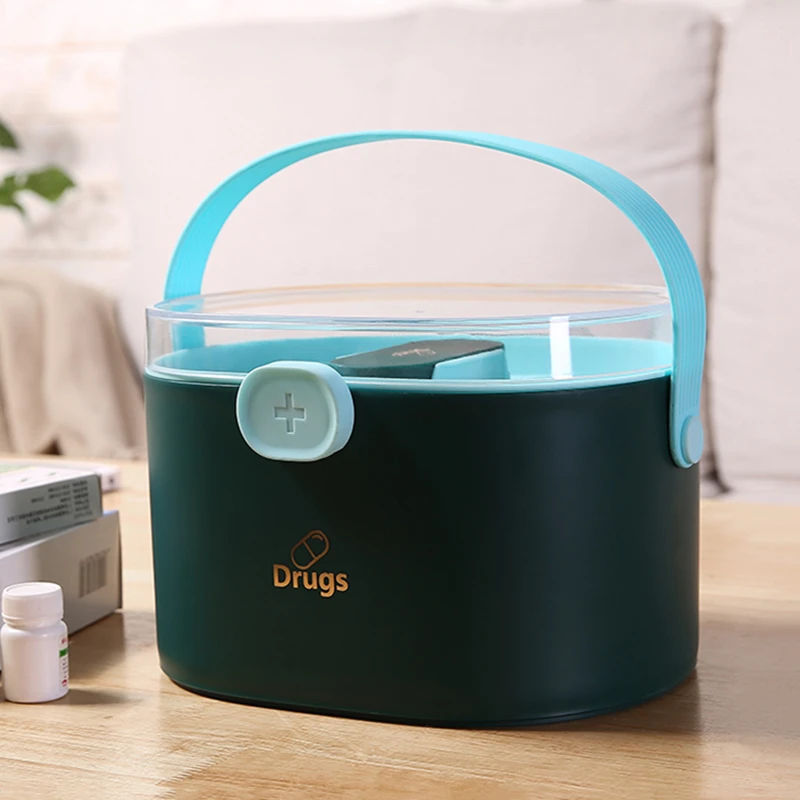 Модная медицинская коробка домашний аптечка большая портативная медицина с