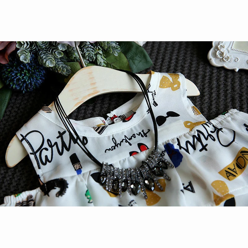 Осень 2019 модные детские платья с рюшами для девочек повседневная одежда высокое