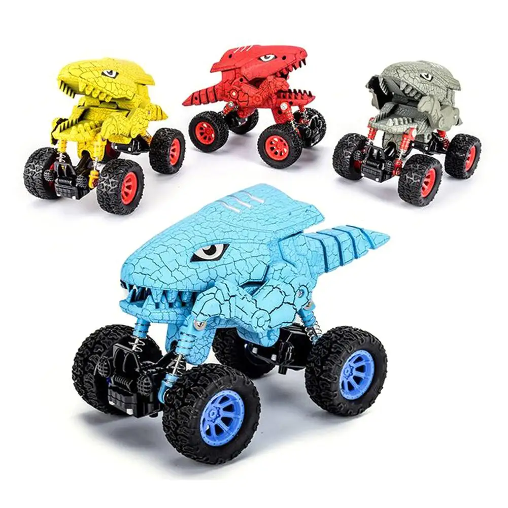 

Dinosaur Monsters Manual Truck Pull Back Car Model Children Educational Puzzle Toy Xmas Gift