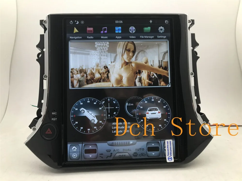 10,4 дюймов вертикальный Большой экран Tesla стиль Android 8,1 Авто DVD gps навигация для Volkswagen tiguan 2009- PX6 CARPLAY авто