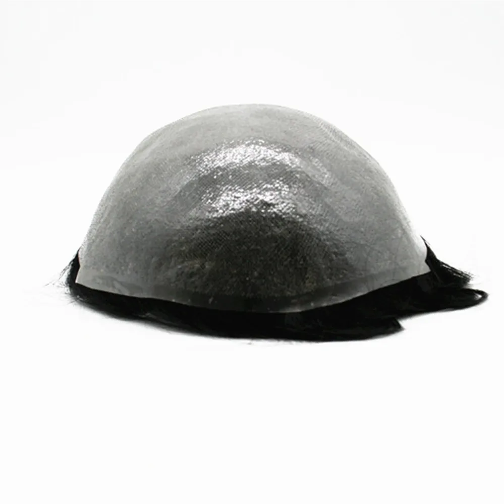 Special offer link Human Hair Thin Skin Men Toupee Prosthesis V LOOP | Шиньоны и парики