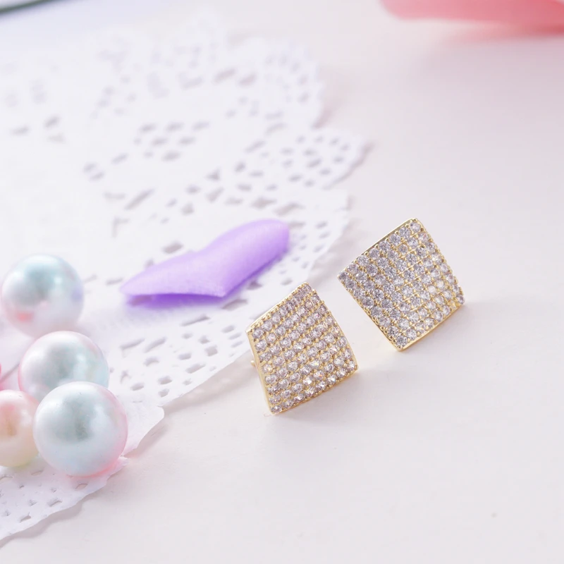 

Серьги-подвески ESSFF для женщин, ювелирные украшения для пирсинга с белым цирконом, в стиле аллергии, подарочные украшения для повседневного ношения