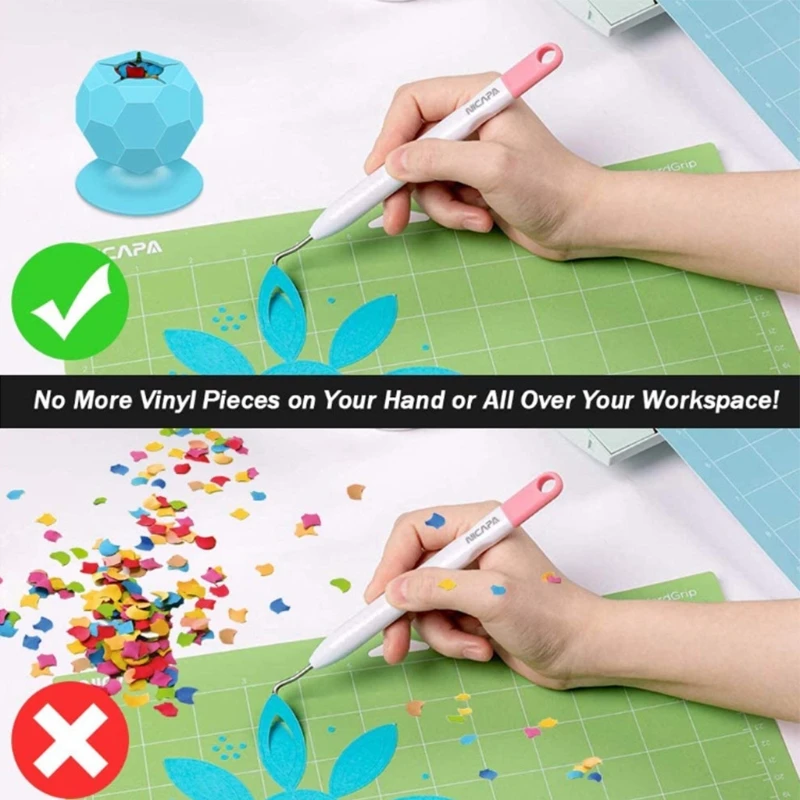 

Waste Collector Silicone Suction Collection Sucker Handicraft Scrap Storage Ball