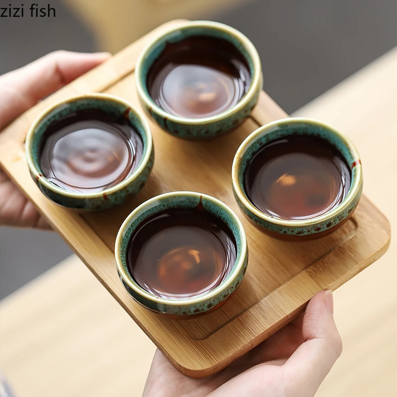 Portable Travel Tea Set Kung Fu Teapot 1 Pot 4 Cup Chinese | Дом и сад