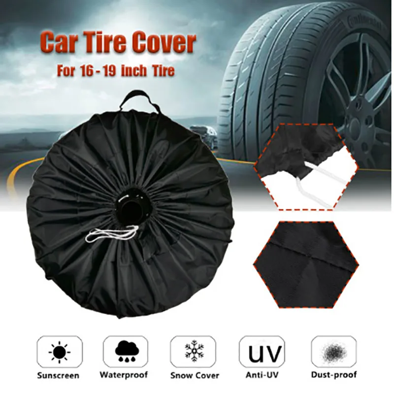 TiOODRE Car SUV Tire Cover Case Spare Wheel Bag Tyre Storage Tote Polyester Oxford Cloth Taffeta | Автомобили и мотоциклы