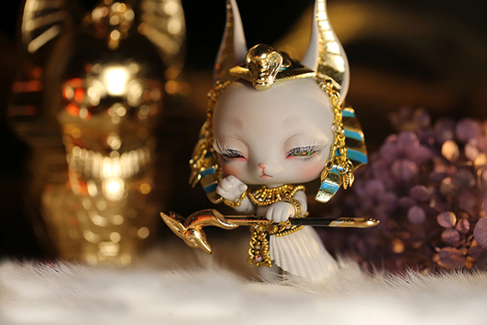 

Free shipping BJD SD Doll 1/12 Anubis A birthday present High Quality Articulated puppet Toys gift Dolly Model nude Collection