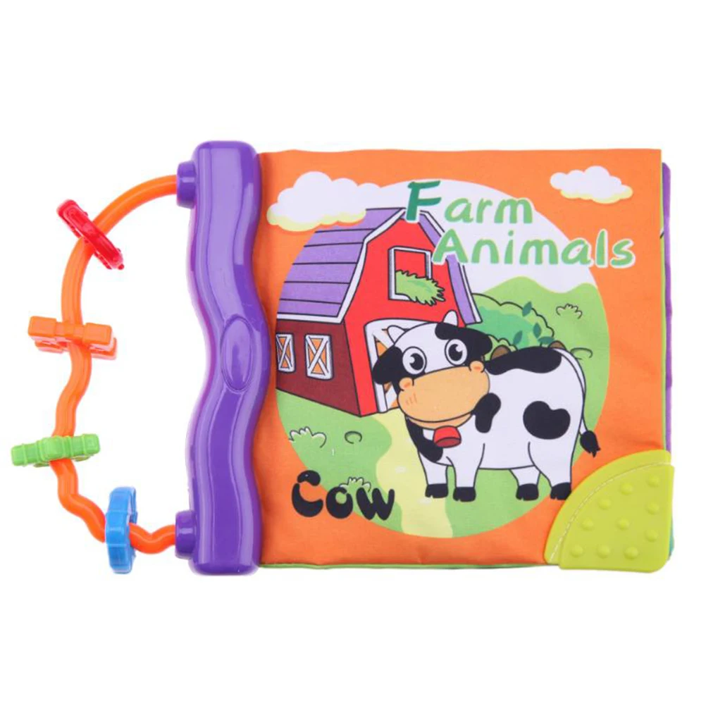 Детская тканевая книжка Gamebook детские книги с Прорезыватель для зубов игрушка