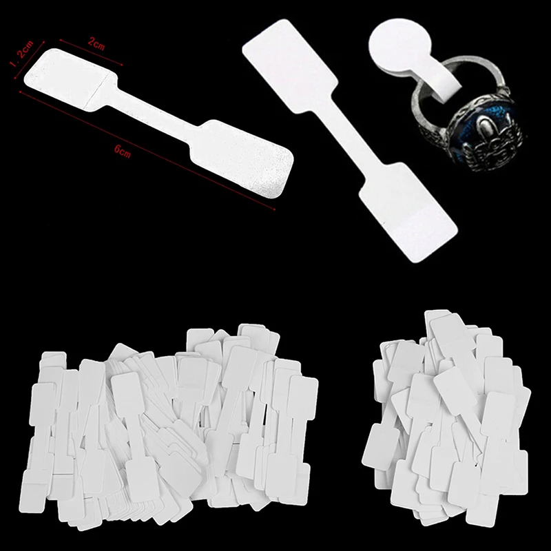 

100pcs Price Tags Jewelry Sale Display Labels, Various Style Round / Square