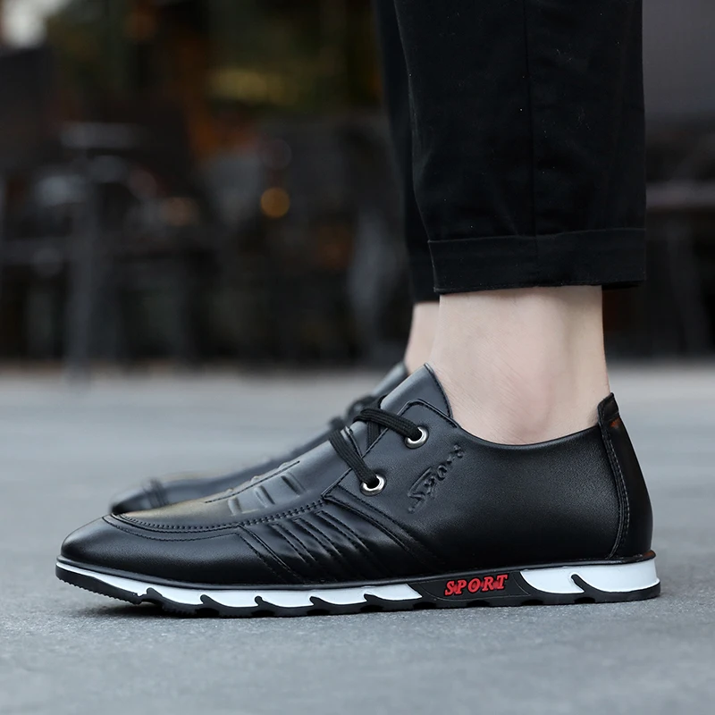 

Shoes Men 2021 Leather Shoes Men Slip On Sport Shoe Men Classic Men Vulcanize Shoes Mens Designer Shoes Free Shipping Shoes
