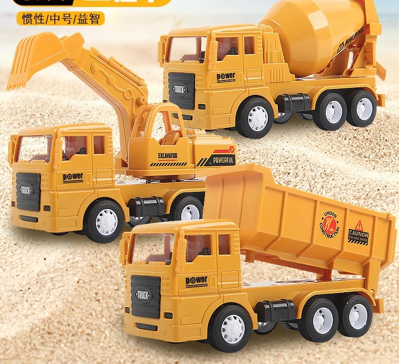 

Simulation Of Inertial Engineering Truck Cement Dump Truck Mixer Truck Sanitation Truck Toy Model