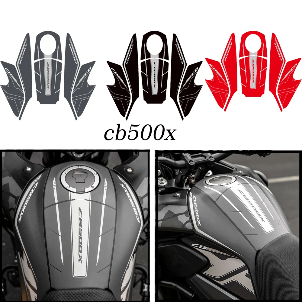 Motorrad CB500X 2D Schutz Aufkleber Dekoration Aufkleber Emblem Tank Protector Pad Gas Cap für Honda CB500X Zubehör