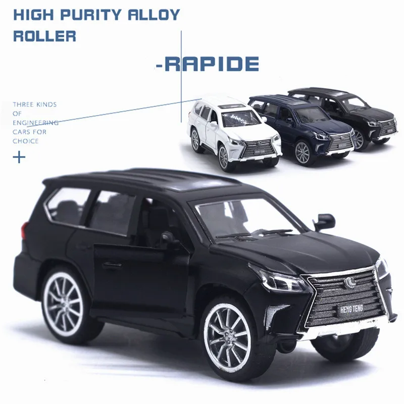 1:36 модель автомобиля из сплава lexus LX570 литая металлическая Игрушечная машина со