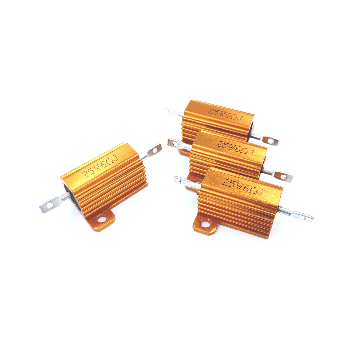 2 шт. 56R 56ohm 56 5R 5ohm 5 R Ohm 25W Вт проволочный алюминиевый мощный металлический корпус