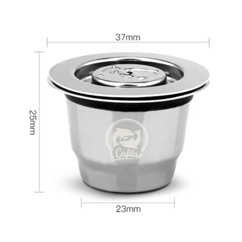 ICafilas Nespresso многоразовые кофейные капсулы Pod из нержавеющей стали для кофе