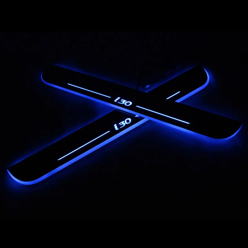 

LED Door Sill Plate Light For Hyundai I30 2007 - 2013 2014 2015 2016 2017 2018 12V Pedal Lights Pathway Car Scuff Led Lights