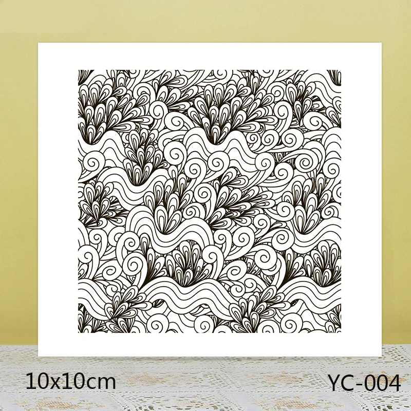 

ZhuoAng Tumbled sea surface Transparent seal / sealed DIY scrapbook / album decoration card / seamless seal