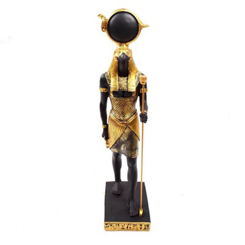 L Египетское украшение Anubis The Dog God из смолы для дома, геомантическое искусство, ремесло, украшение для семьи, покровитель, друзья, родные подарки - Цвет: L