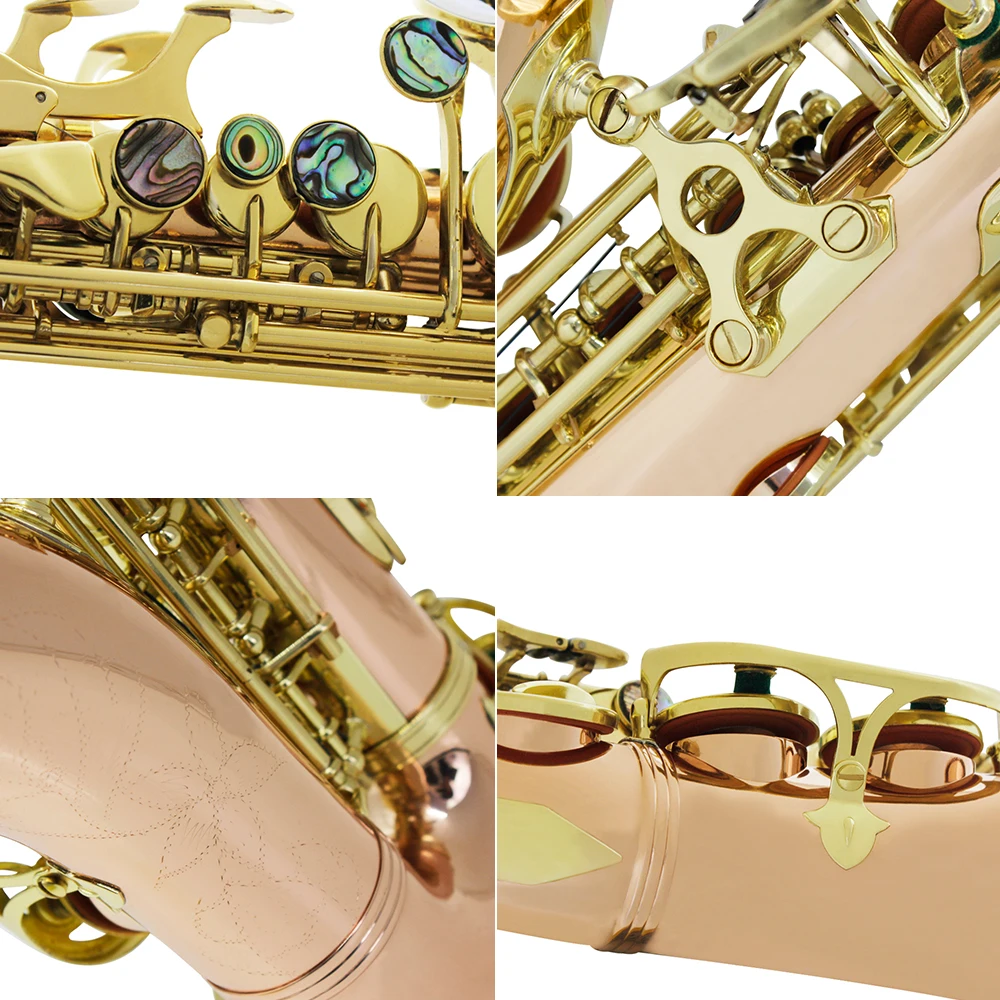 Bb Soprano Saxophone Sax Phosphor Copper Woodwind Instrument with Carry Case Gloves Cleaning Cloth Brush | Спорт и развлечения