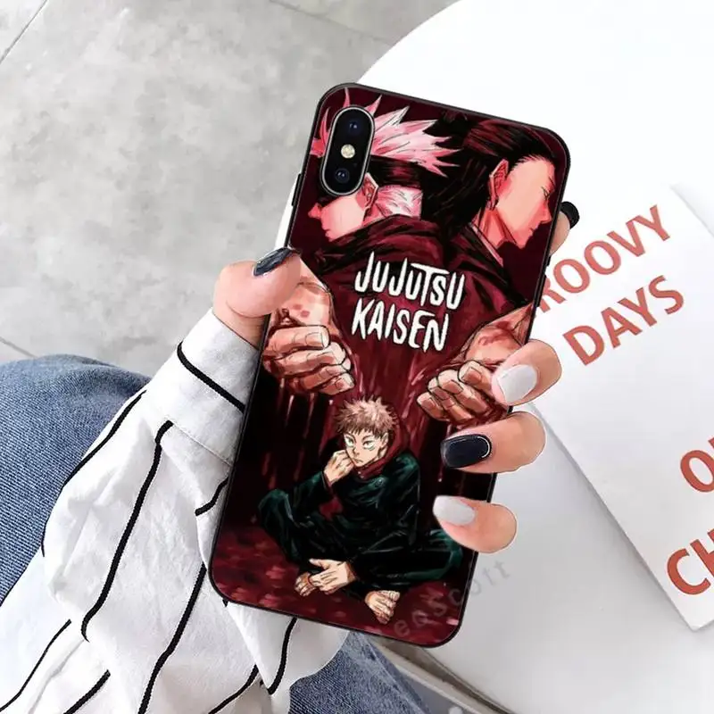 

Jujutsu Kaisen Anime Phone Case for iPhone 11 12 mini pro XS MAX 8 7 6 6S Plus X 5S SE 2020 XR