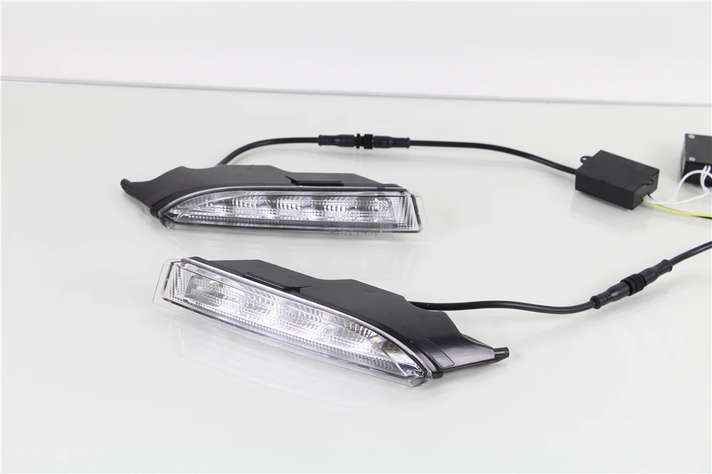 2 шт. для Фольксваген Scirocco R Line 2010 2011 2012 2013 2014 светодиодный DRL дневные ходовые огни с