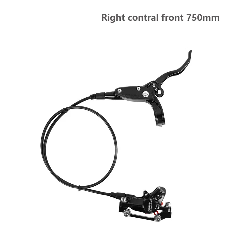 Тормоз велосипедный горный mtb дисковый гидравлический 750мм 1350мм лево право управление передний задний с накладками.