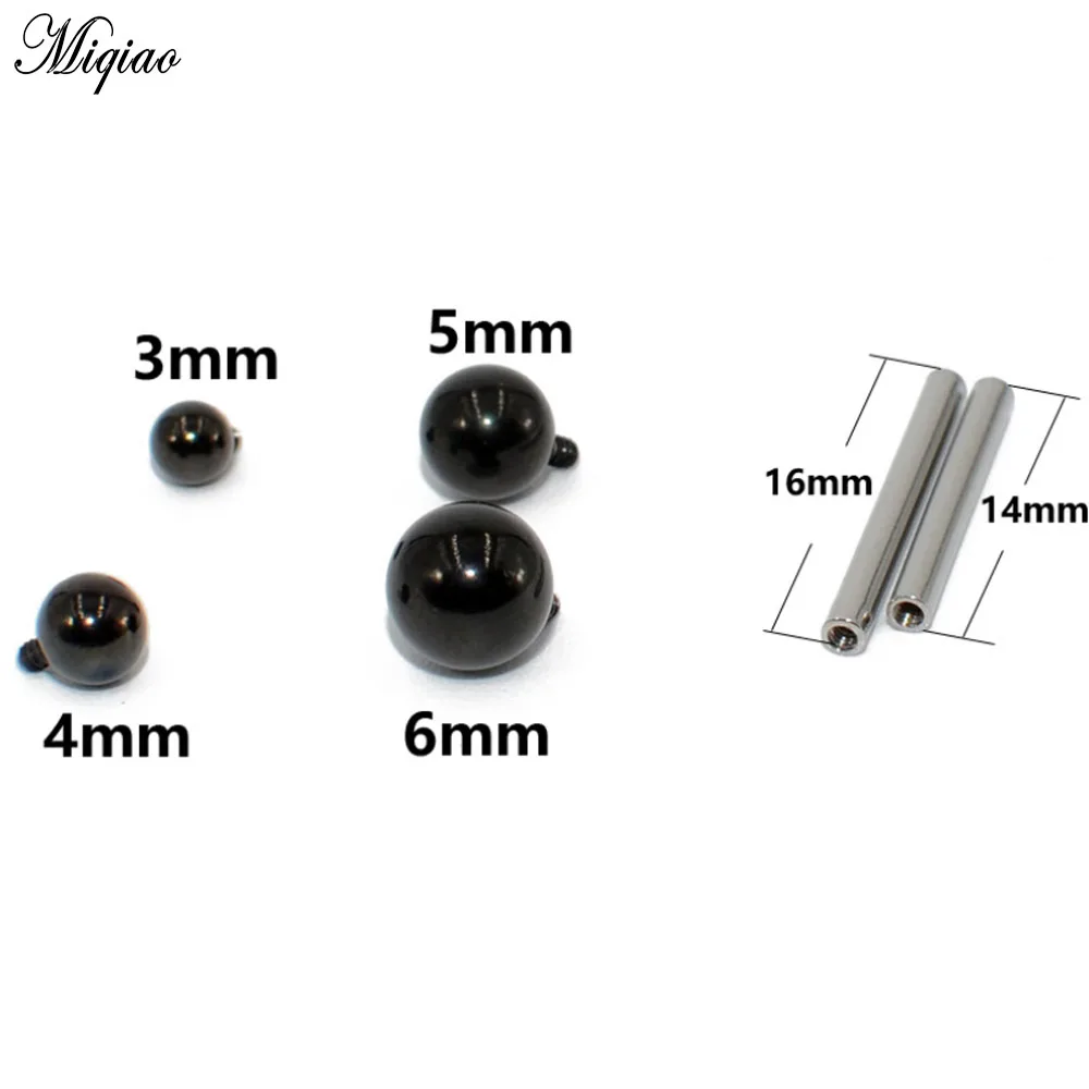 

Mqiao 2pcs Punk Tongue Ring Helix Barbells Piercings Body fashion Jewelry 14G 1.6mm Tongue Piercing jewlery for men Women