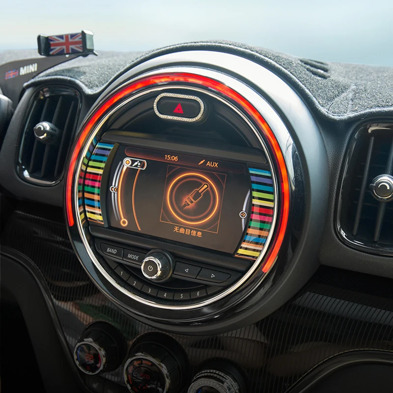 1 пара виниловых наклеек для панели управления автомобилем Union Jack наклейки MINI COOPER