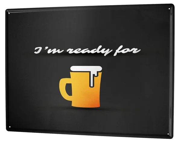 

Tin Sign Retro ready