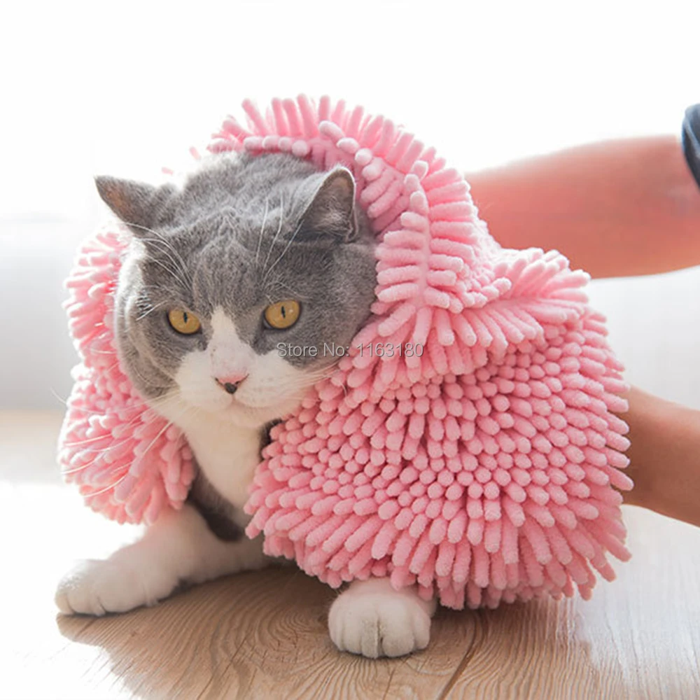 

2pcs/lot Pet Grooming Massage Towel Pet Dog Cat Soft Dry Bath Towels Absorbent Quick-drying Multi Cleaning Tool Pet Supplies