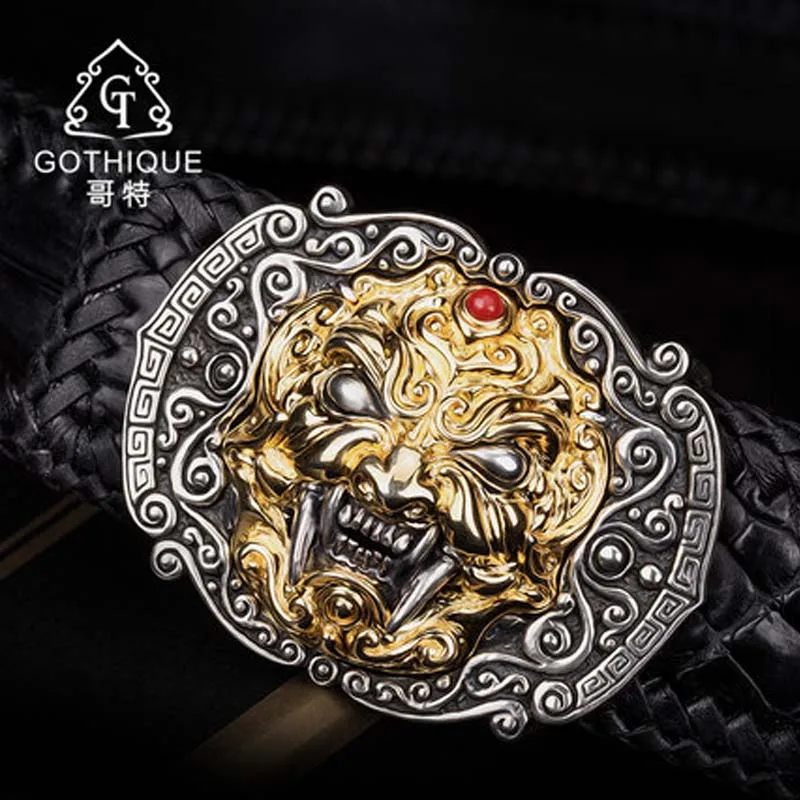 Мужской ремень из тайской крокодиловой кожи gete винтажный тканый пояс 925 пробы с